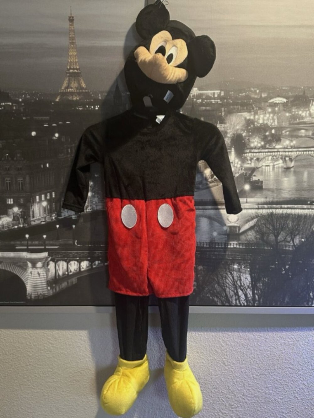 Mickey Mouse Costume Size 18-24 M Halloween Disneyland Toddler Comfortable Plush
